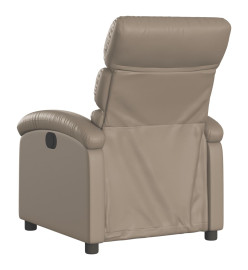 Fauteuil inclinable électrique Cappuccino Similicuir