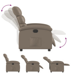 Fauteuil inclinable électrique Cappuccino Similicuir