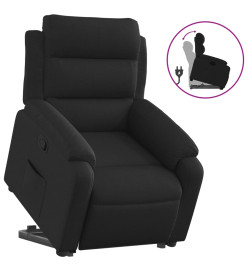 Fauteuil inclinable noir tissu