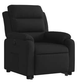 Fauteuil inclinable noir tissu