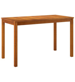 Ensemble de salle à manger de jardin coussins 7 pcs Bois acacia