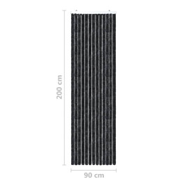 Moustiquaire Anthracite 90x200 cm Chenille