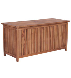 Boîte de rangement de jardin 120x50x58 cm Bois de teck solide
