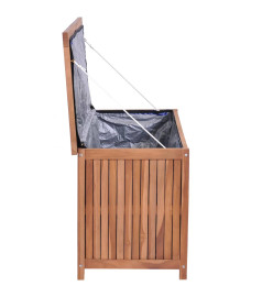 Boîte de rangement de jardin 120x50x58 cm Bois de teck solide