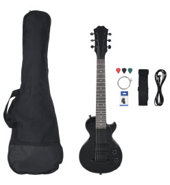 Guitare électrique pour enfants avec sac noir 3/4 30"