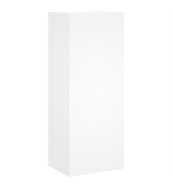 Unités murales TV 5 pcs blanc bois d'ingénierie