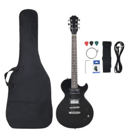 Guitare électrique pour débutants avec sac noir 4/4 39"