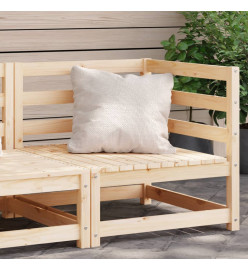 Canapé d'angle de jardin 70x70x67 cm bois de pin massif