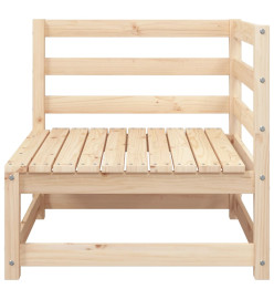 Canapé d'angle de jardin 70x70x67 cm bois de pin massif
