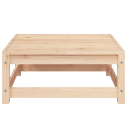 Repose-pied de jardin 70x70x30 cm bois de pin massif