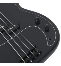 Guitare basse électrique pour débutants avec sac noir 4/4 46"