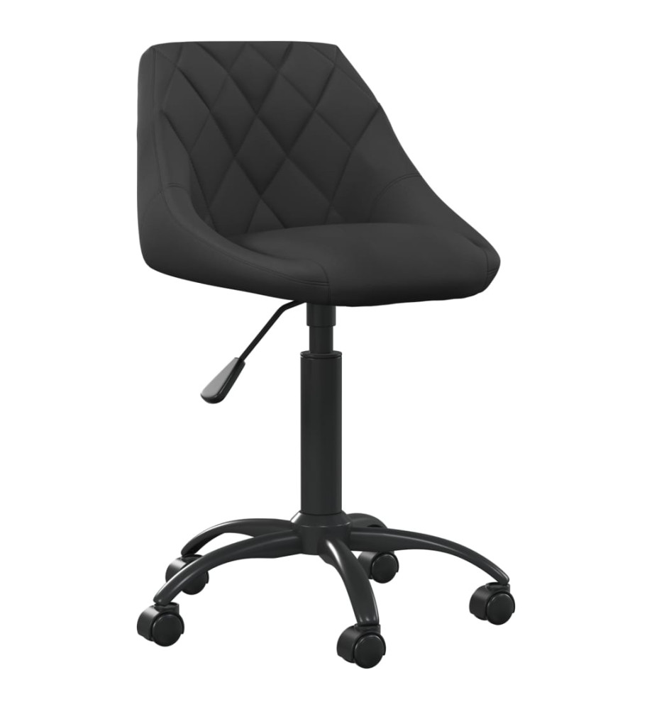 Chaise de bureau Noir Velours