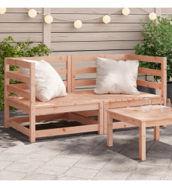 Canapés d'angle de jardin 2 pcs 70x70x67 cm bois massif douglas