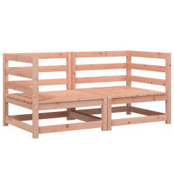 Canapés d'angle de jardin 2 pcs 70x70x67 cm bois massif douglas
