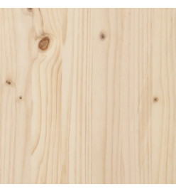 Canapé de jardin sans accoudoirs et coussins bois massif de pin