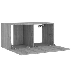 Ensemble de meubles TV 4 pcs Sonoma gris Bois d'ingénierie