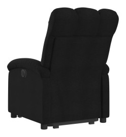 Fauteuil inclinable électrique noir tissu