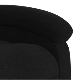 Fauteuil inclinable électrique noir tissu