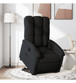 Fauteuil inclinable noir tissu