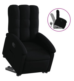 Fauteuil inclinable noir tissu