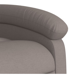 Fauteuil inclinable électrique taupe tissu