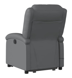 Fauteuil inclinable de massage Gris Similicuir