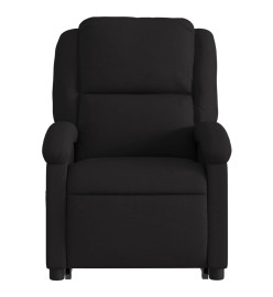 Fauteuil inclinable noir tissu