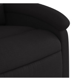 Fauteuil inclinable noir tissu