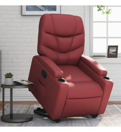 Fauteuil inclinable Rouge bordeaux Similicuir