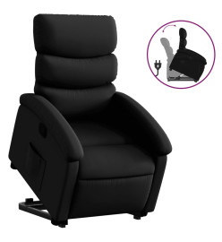 Fauteuil inclinable Noir Similicuir