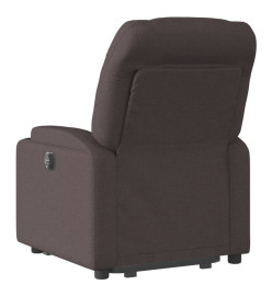 Fauteuil inclinable marron foncé tissu