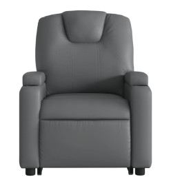 Fauteuil inclinable de massage Gris Similicuir