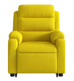 Fauteuil inclinable Jaune Velours