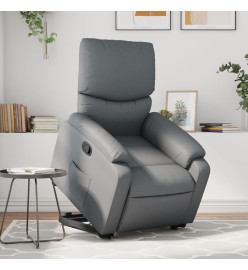 Fauteuil inclinable Gris Similicuir