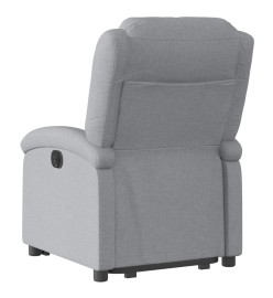 Fauteuil inclinable Gris clair Tissu