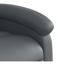 Fauteuil inclinable Gris Similicuir