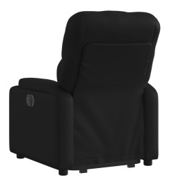 Fauteuil inclinable électrique noir similicuir