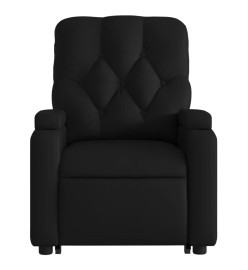 Fauteuil inclinable électrique noir similicuir