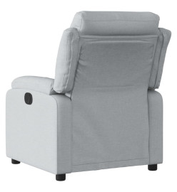 Fauteuil inclinable Gris clair Tissu