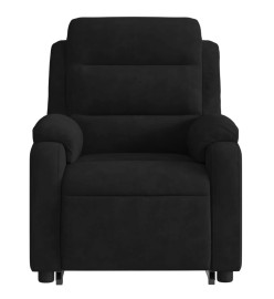 Fauteuil inclinable électrique noir velours