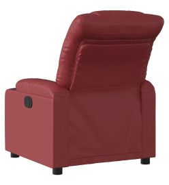 Fauteuil inclinable Rouge bordeaux Similicuir