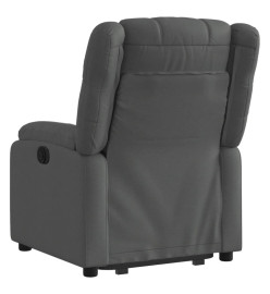 Fauteuil inclinable Gris foncé Tissu