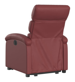 Fauteuil inclinable Rouge bordeaux Similicuir