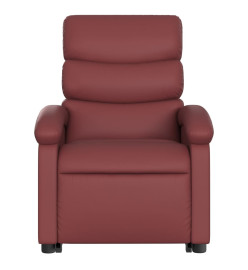 Fauteuil inclinable Rouge bordeaux Similicuir