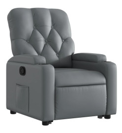 Fauteuil inclinable Gris Similicuir