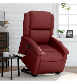 Fauteuil inclinable Rouge bordeaux Similicuir