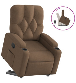 Fauteuil inclinable Marron Tissu