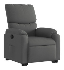 Fauteuil inclinable Gris foncé Tissu