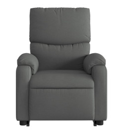 Fauteuil inclinable Gris foncé Tissu