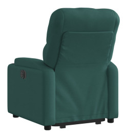 Fauteuil inclinable vert foncé tissu